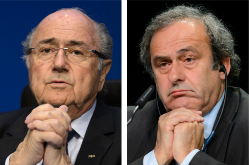 Blatter y Platini
